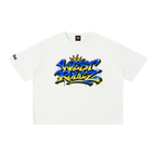 WEST ROLLZ X MÉMORIAL IDOLE X Mineral Wash Boxy Cotton T-Shirt