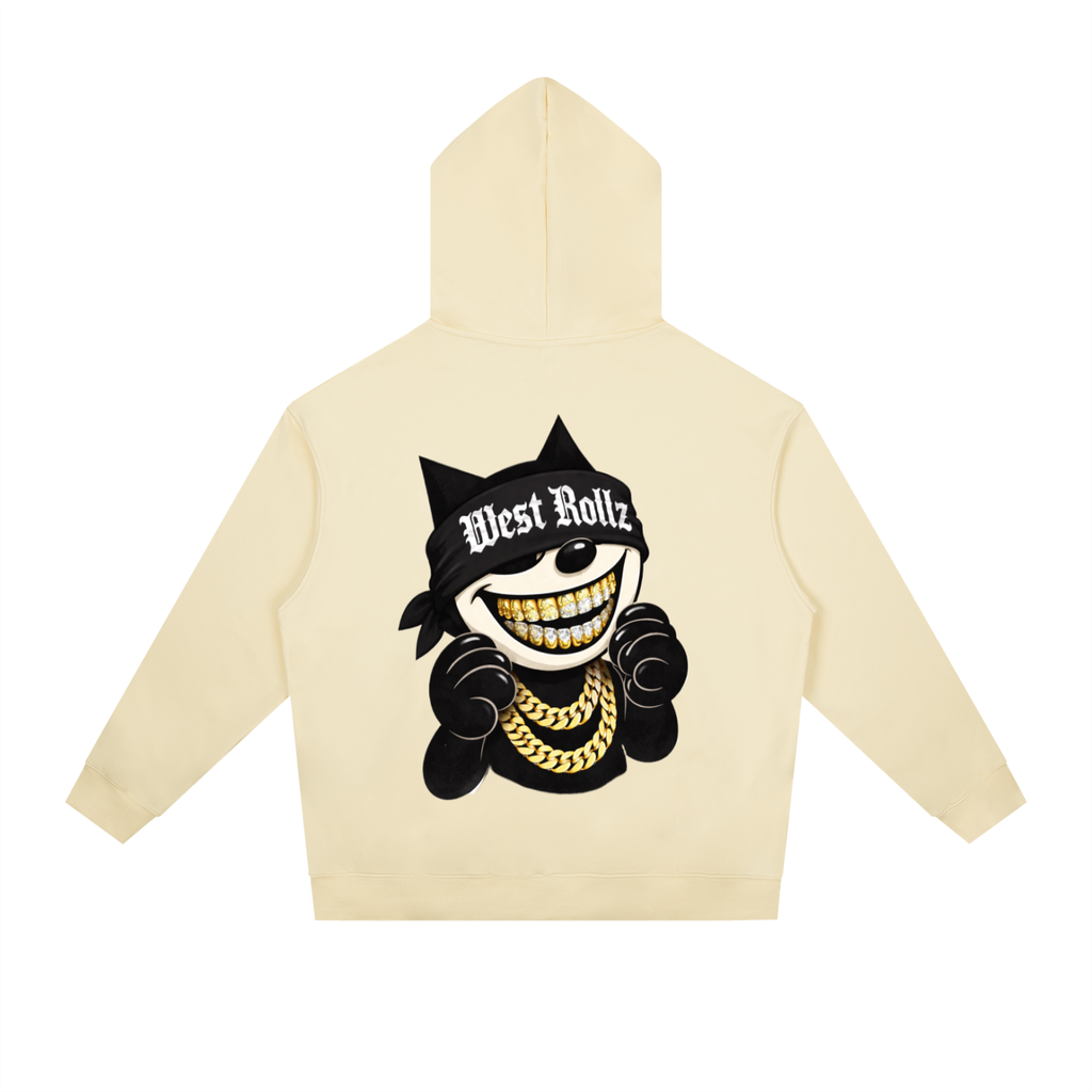 WEST ROLLZ X FÉLIX WEST X Essential Heavyweight Drop-Shoulder Hoodie