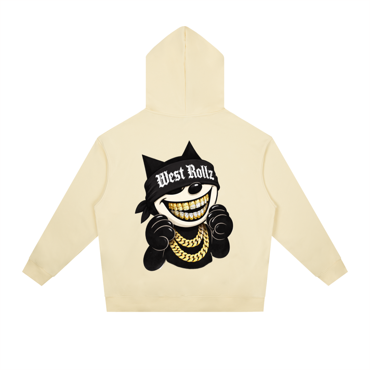 WEST ROLLZ X FÉLIX WEST X Essential Heavyweight Drop-Shoulder Hoodie