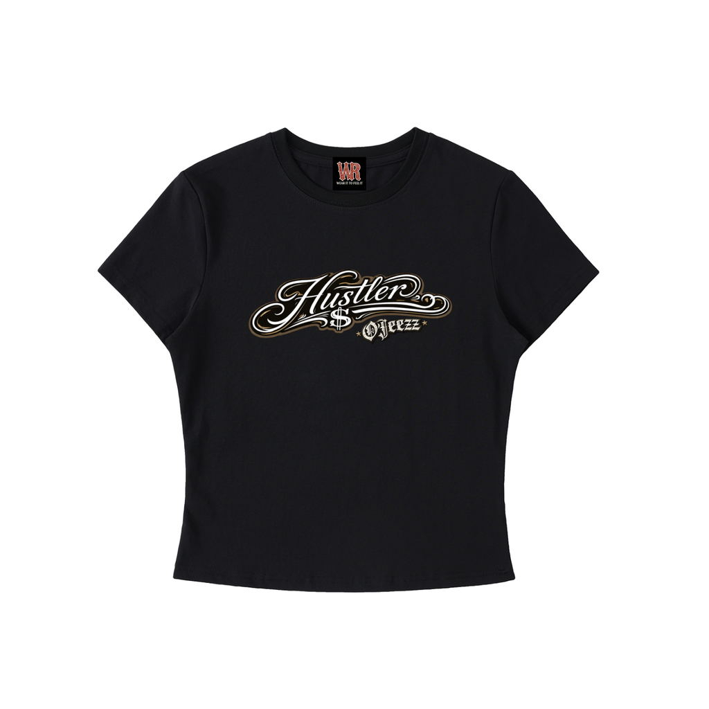WEST ROLLZ X HUSTLER MERCH  WOMEN Crewneck T-SHIRT