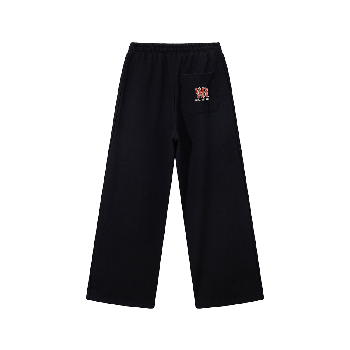 WEST ROLLZ X Contrast Tape Straight-Leg Sweat PANTS