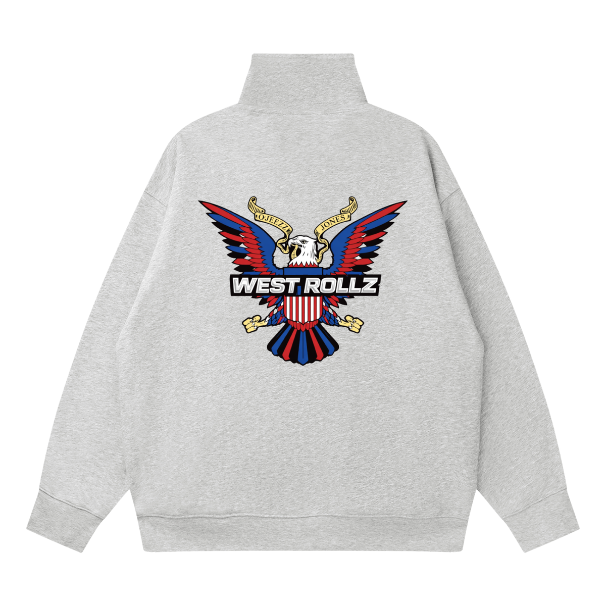 WEST ROLLZ X DIP-WEST ZIP HOODIE