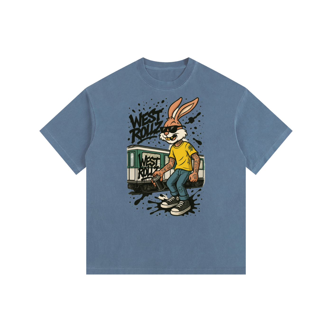 WEST ROLLZ X BUNNY GRAFF T-SHIRT