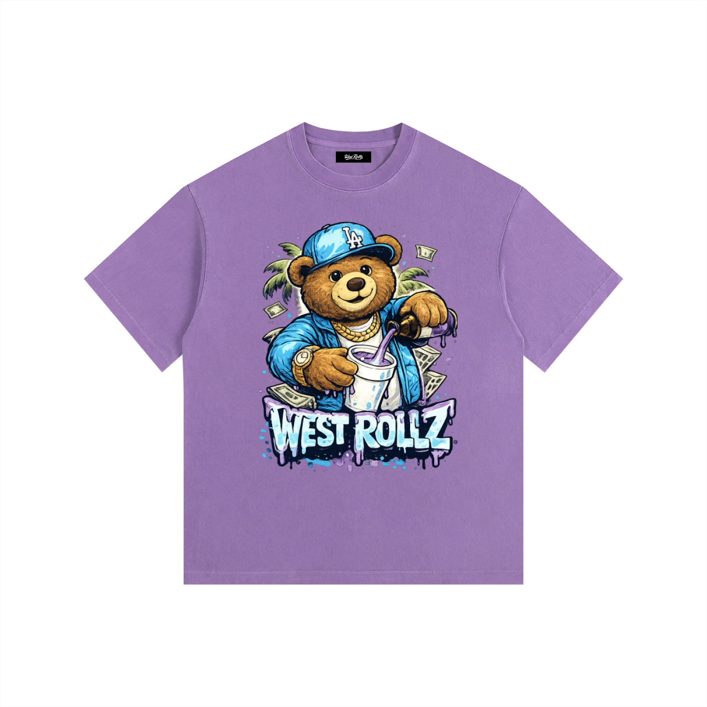 WEST ROLLZ X JAMAIS SANS MON SYRUP & MA DOUBLE CUP T-SHIRT