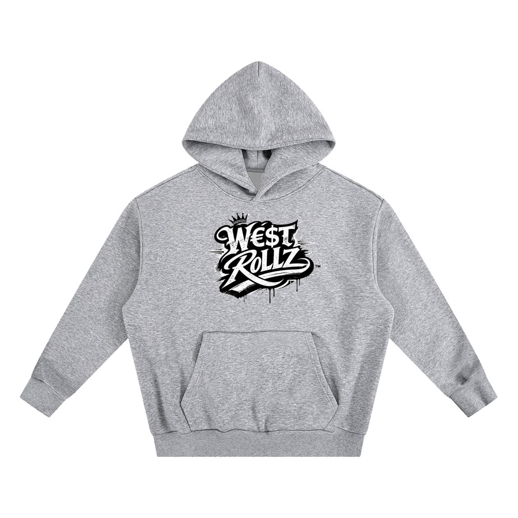 WEST ROLLZ X Essential Heavyweight Boxy Fleece Hoodie