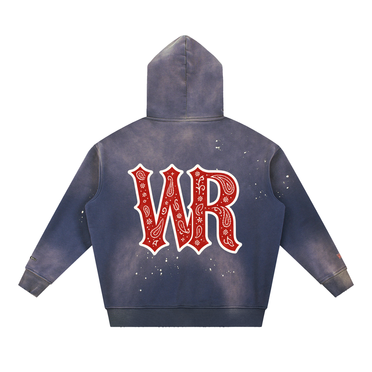 WEST ROLLZ X L’ORIGINAL WR X Vintage Washed Frayed Fleece Hoodie