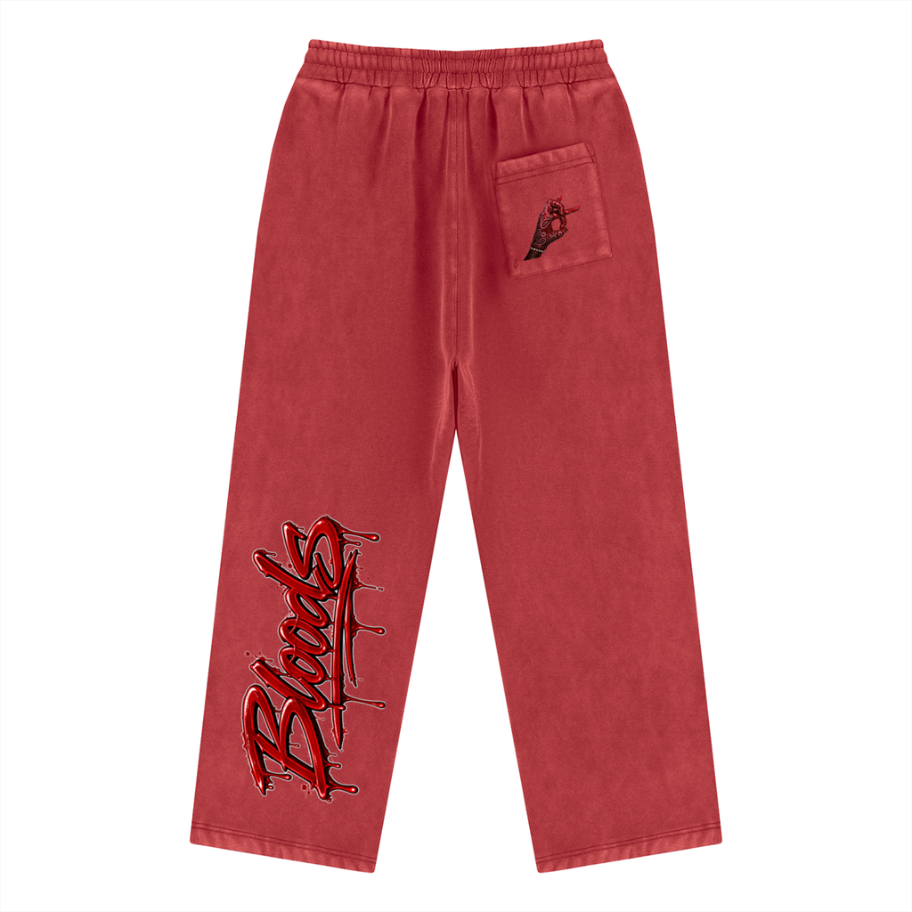 WEST ROLLZ x BLOODS PART.2 x O’JEEZZ MERCH PANTS