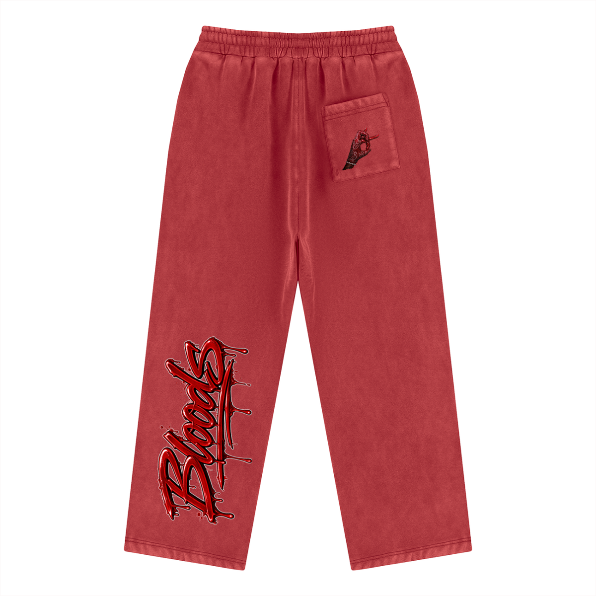 WEST ROLLZ x BLOODS PART.2 x O’JEEZZ MERCH PANTS