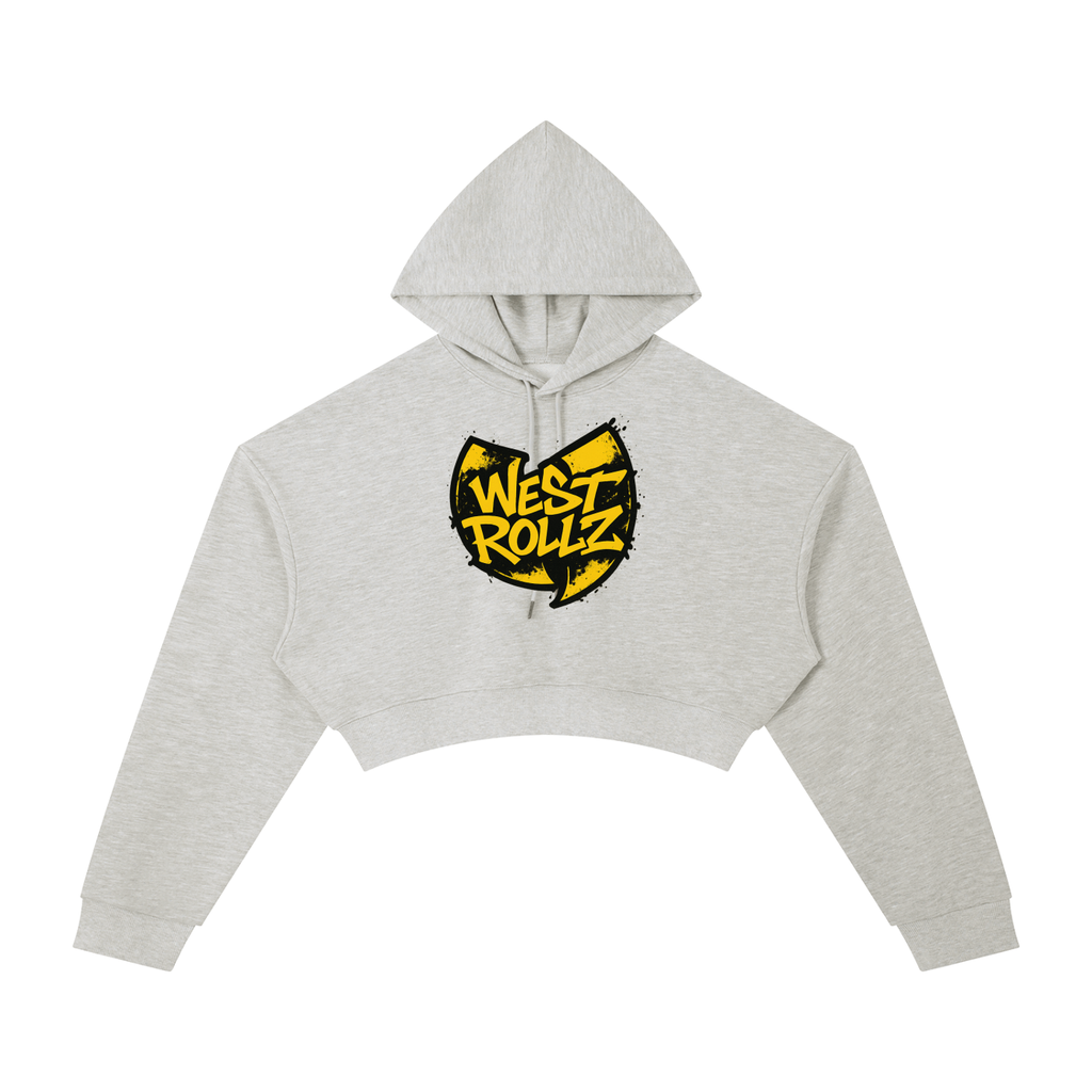 WEST ROLLZ X KILLA BEES CROP HOODIE