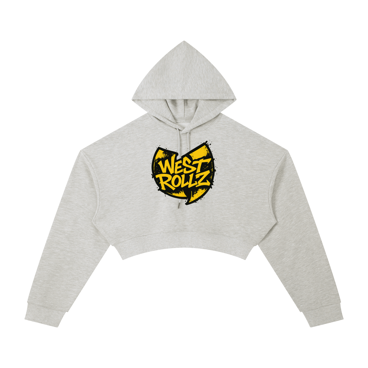 WEST ROLLZ X KILLA BEES CROP HOODIE