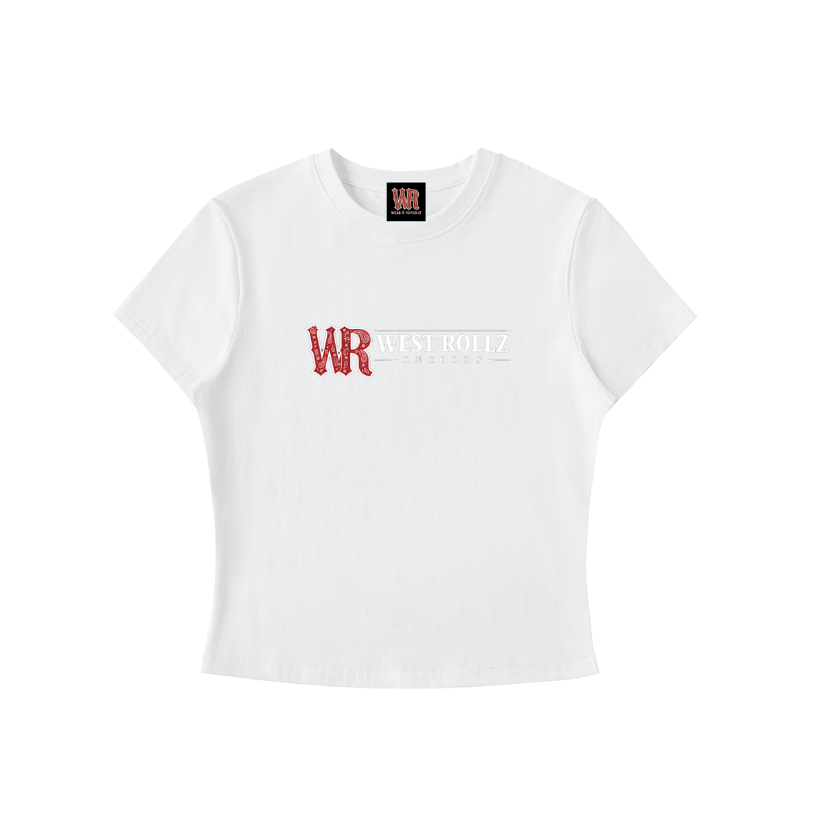 WEST ROLLZ X WEST ROLLZ RECORDS WOMEN Crewneck T-SHIRT