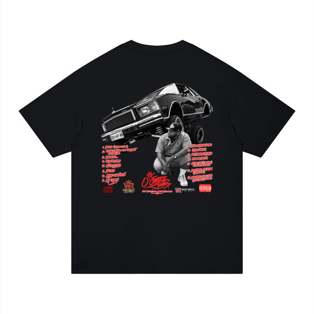 WEST ROLLZ x BLOODS x O’JEEZZ T-SHIRT