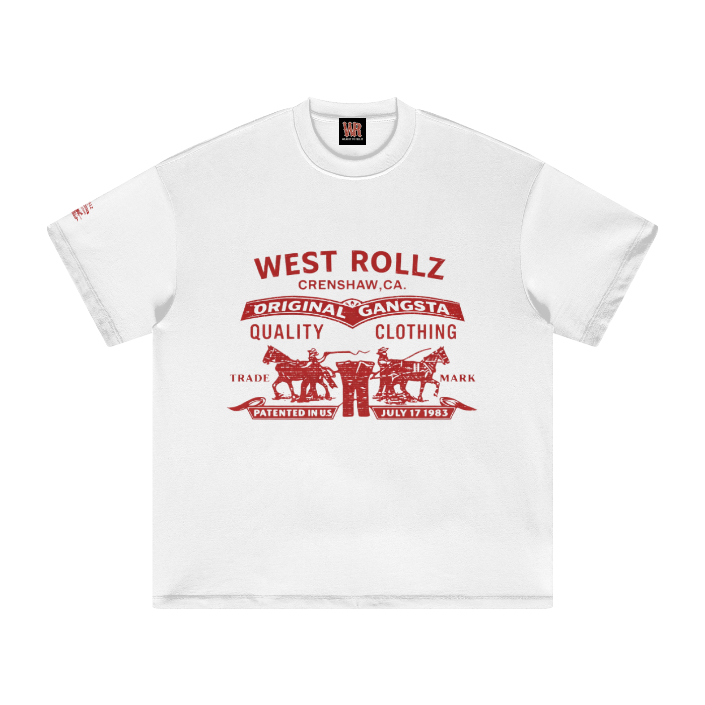 WEST ROLLZ X ROLLZ STRAUSZ EARTH TONE T-SHIRT
