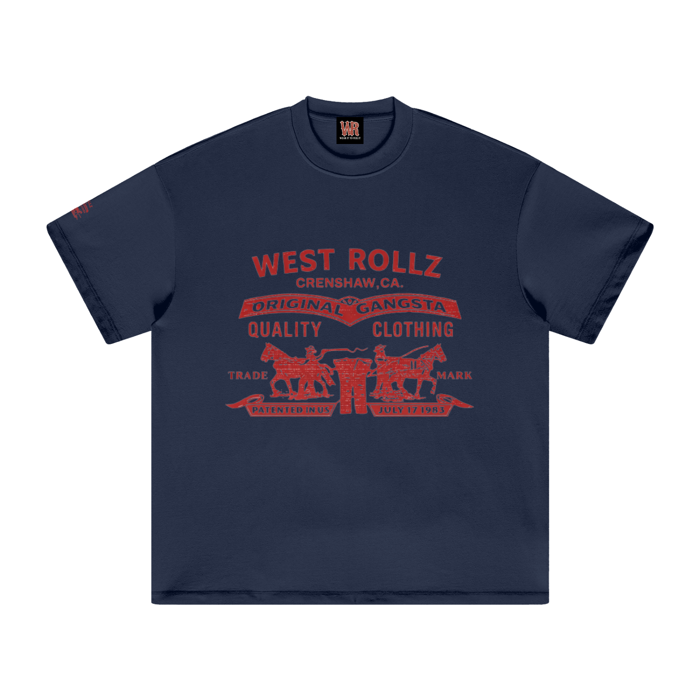 WEST ROLLZ X ROLLZ STRAUSZ EARTH TONE T-SHIRT