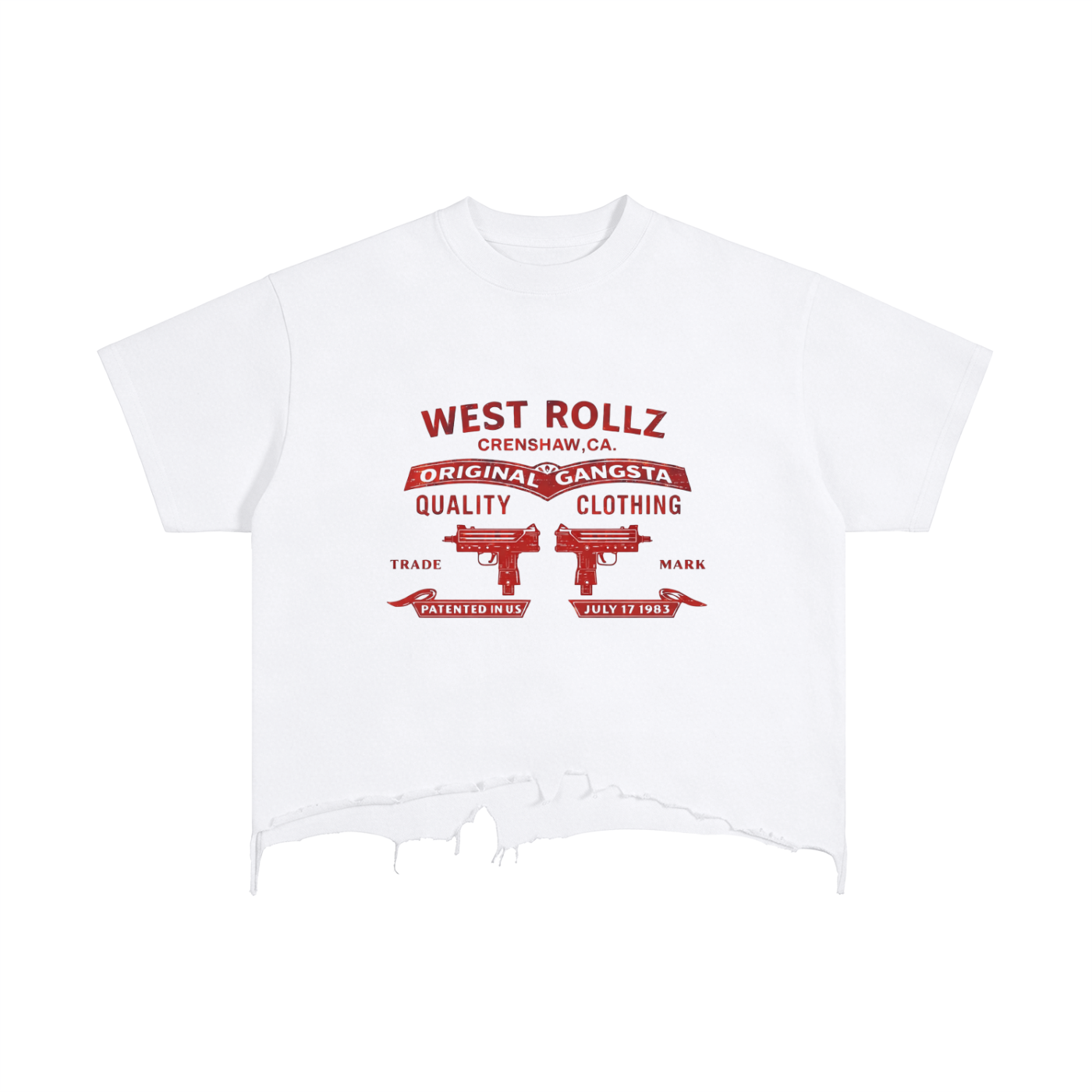 WEST ROLLZ X ROLLZ STRAUSZ BOXY DESTROY T-SHIRT