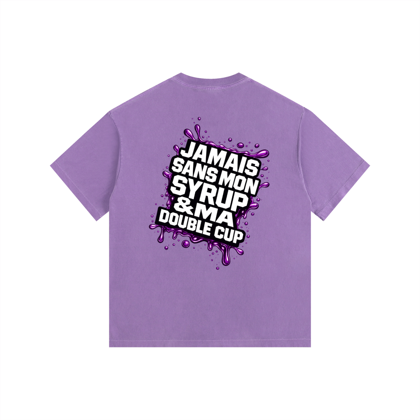 WEST ROLLZ X JAMAIS SANS MON SYRUP & MA DOUBLE CUP T-SHIRT