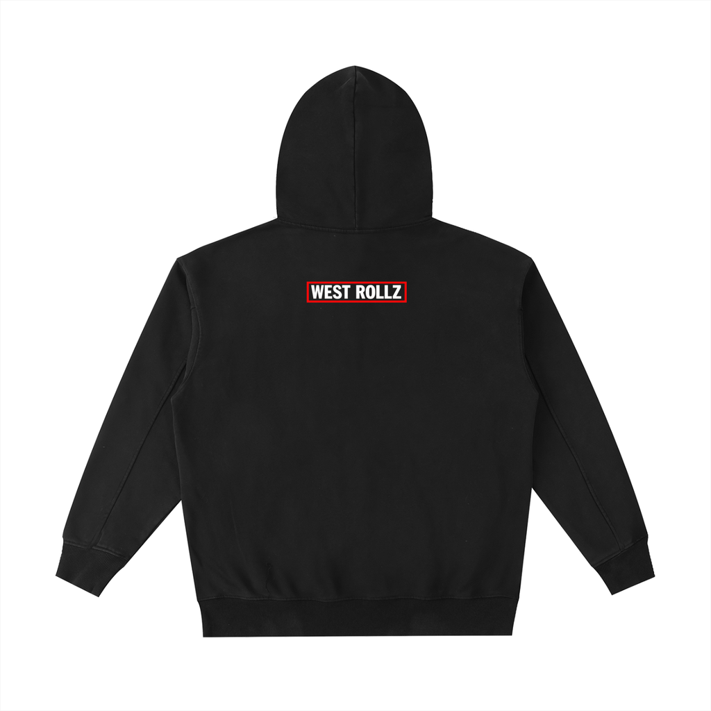 WEST ROLLZ X THE BEGINNINGx 
Vintage Washed Heavyweight Hoodie