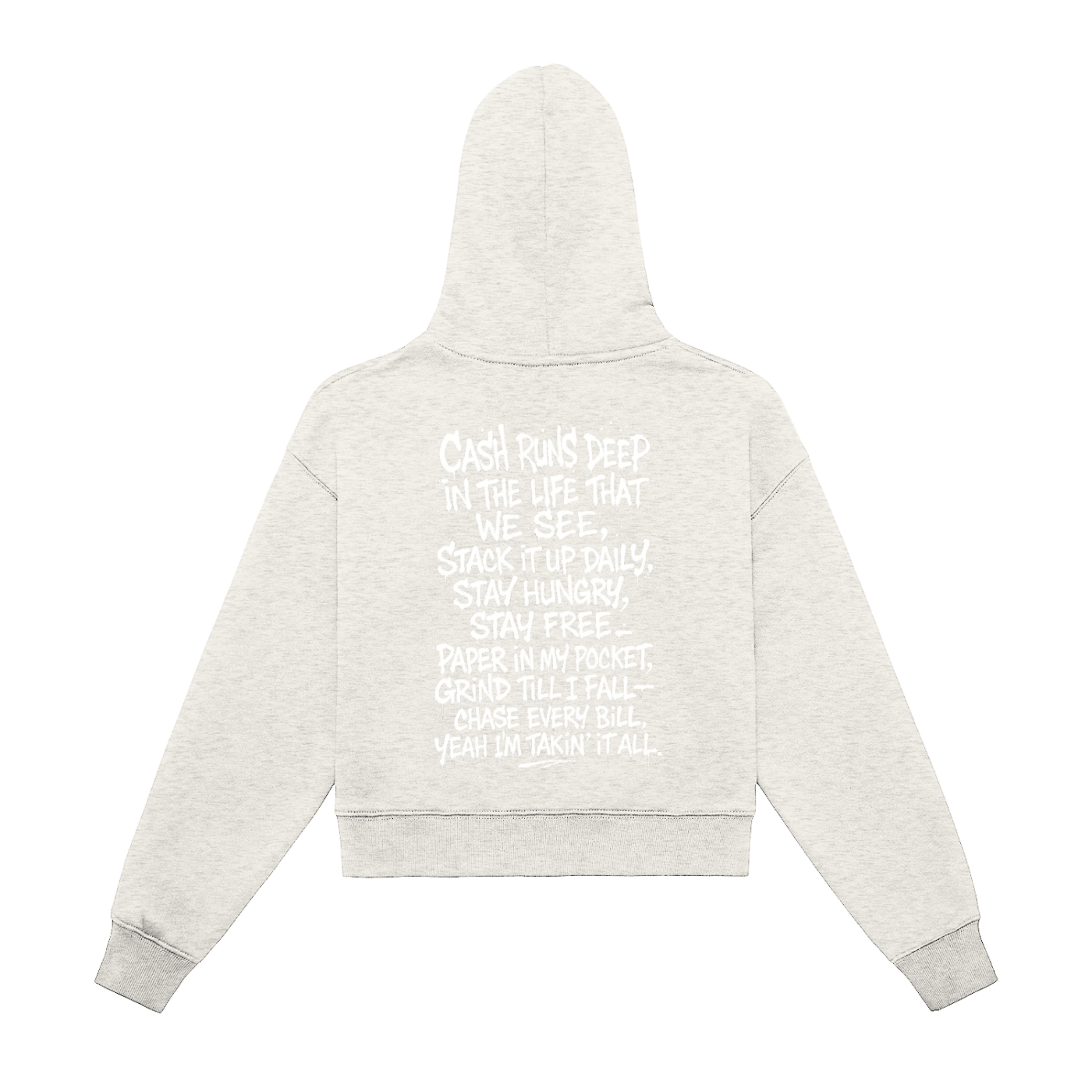 WEST ROLLZ X KILLA BEES WOMEN CROP HOODIE