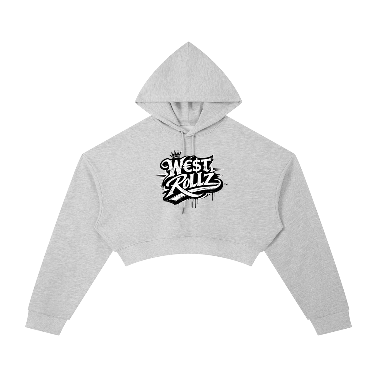 WEST ROLLZ X Essential Cropped WOMEN Hoodie