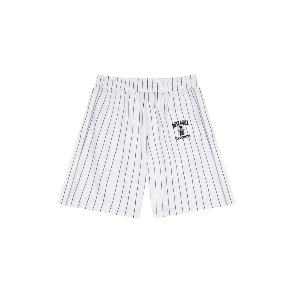 WEST ROLLZ X THE WARRIORS / Unisex Striped Loose Fit SHORT