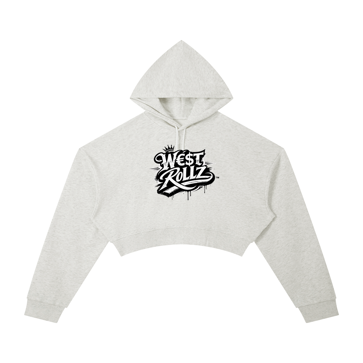 WEST ROLLZ X Essential Cropped WOMEN Hoodie