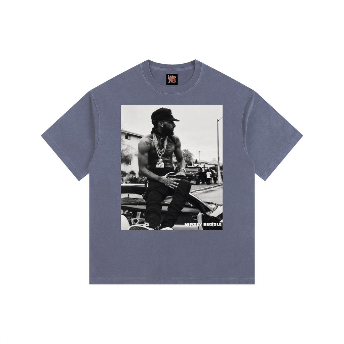 WEST ROLLZ X MÉMORIAL IDOLE X Vintage Washed Oversized Cotton T-Shirt