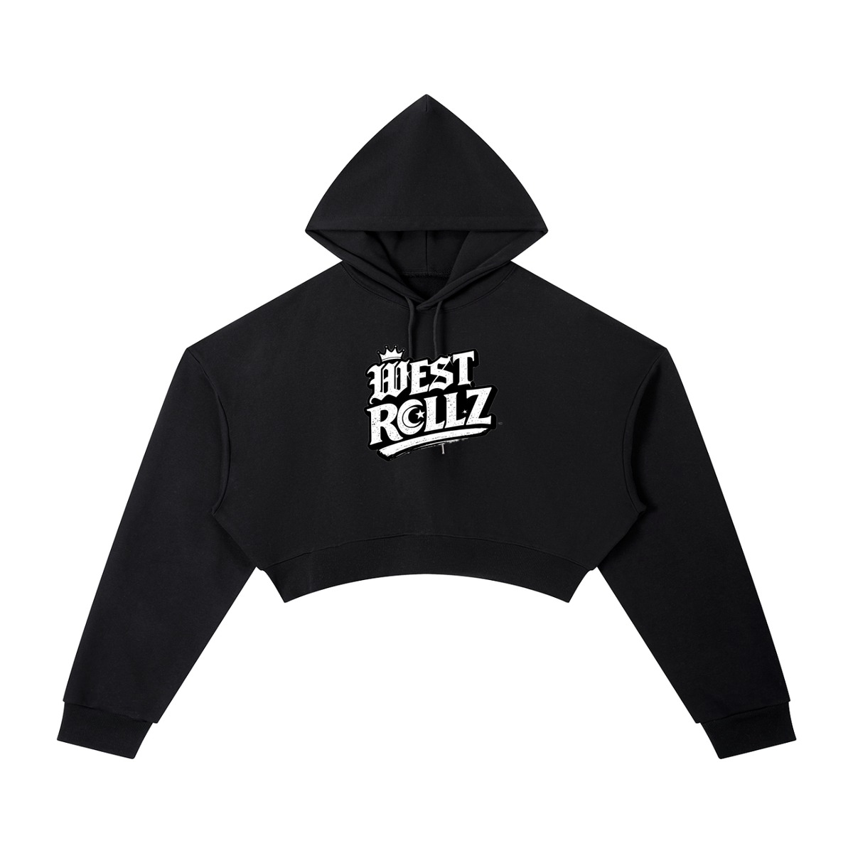 WEST ROLLZ X Essential Cropped WOMEN Hoodie