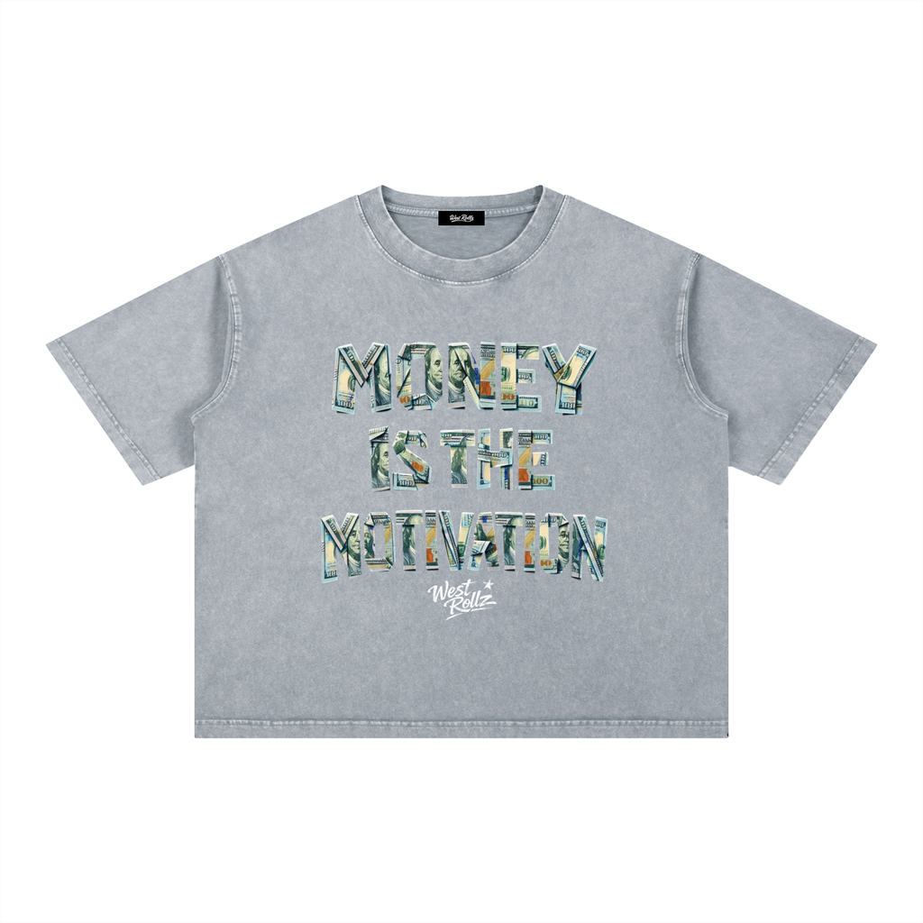 WEST ROLLZ X MONEY MAKER BOXY T-SHIRT