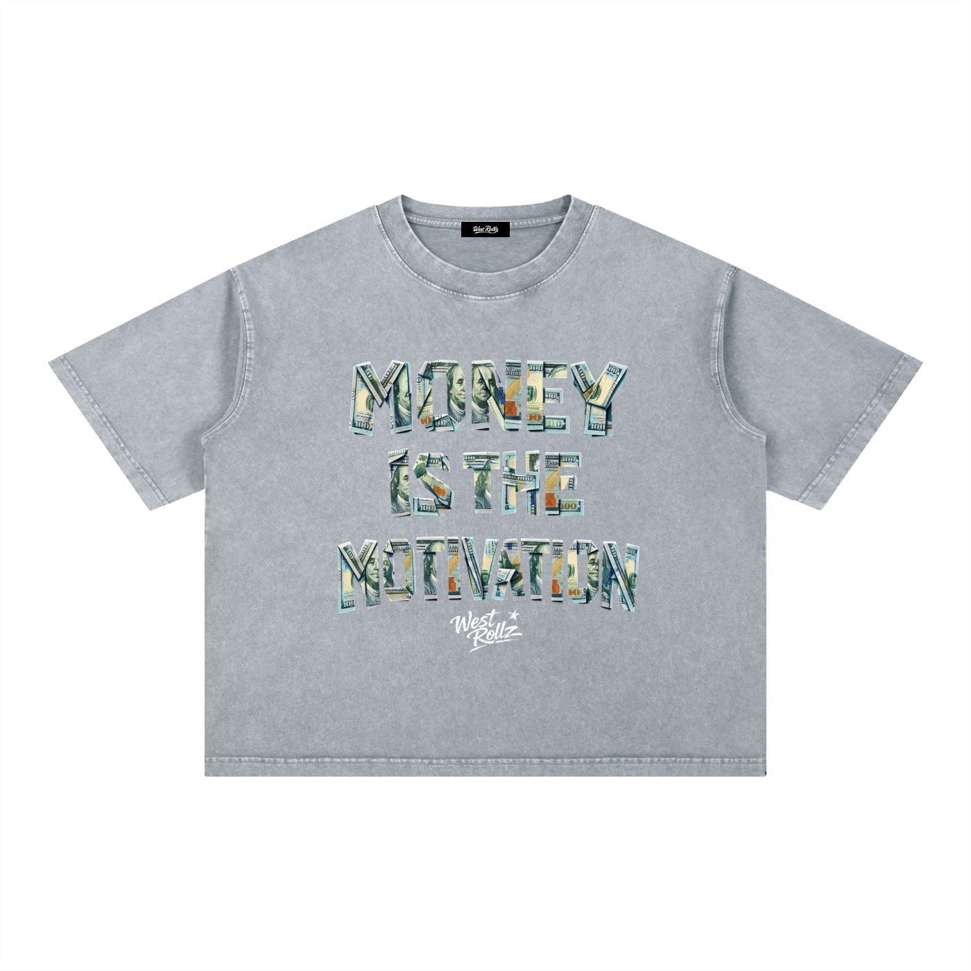 WEST ROLLZ X MONEY MAKER BOXY T-SHIRT