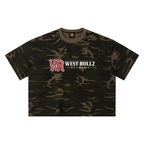 WEST ROLLZ X WEST ROLLZ RECORDS X Camo Boxy T-SHIRT