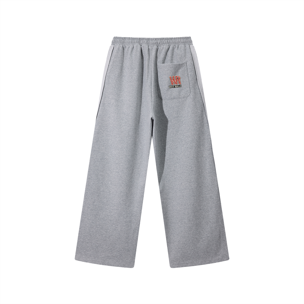 WEST ROLLZ X Contrast Tape Straight-Leg Sweat PANTS