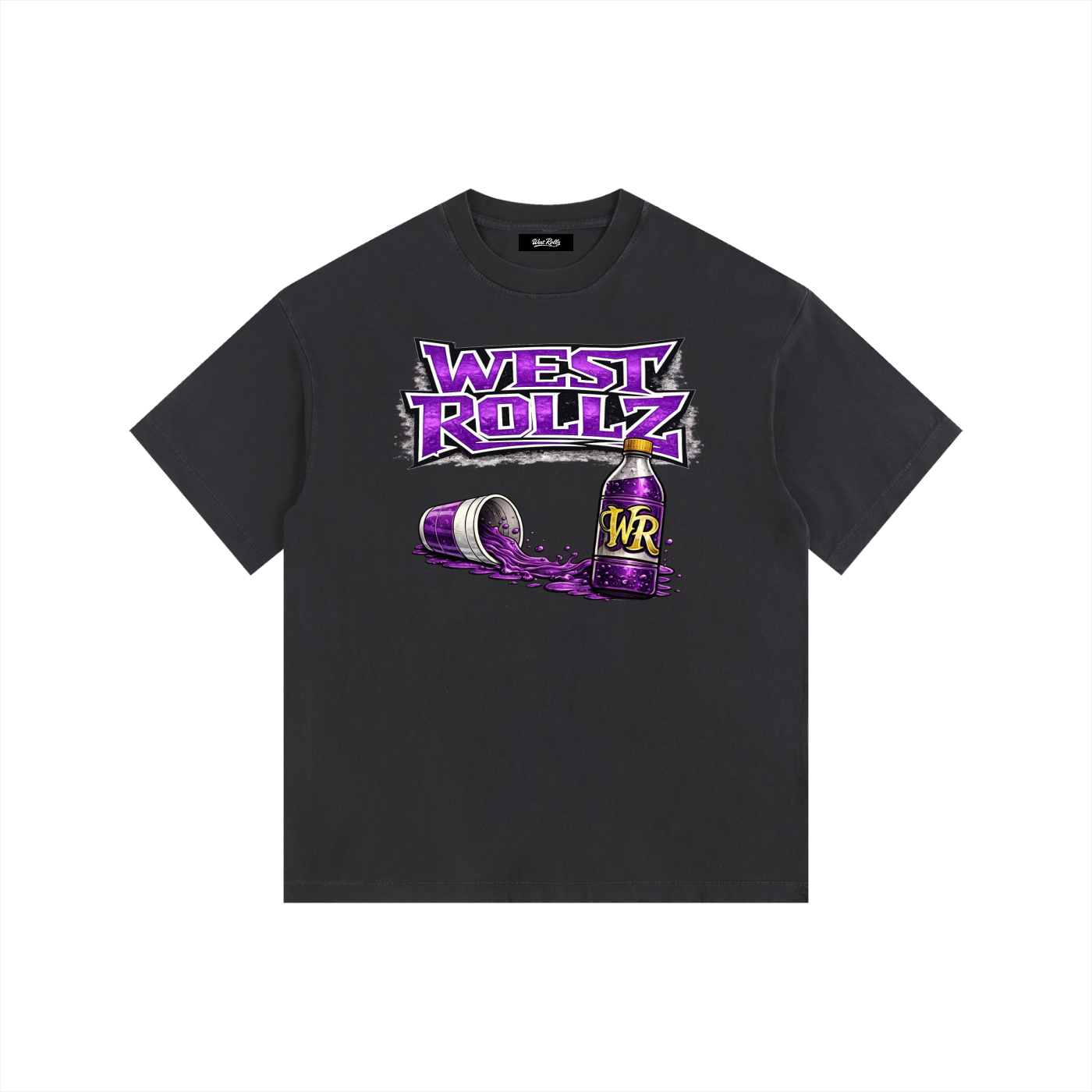 WEST ROLLZ X JAMAIS SANS MON SYRUP & MA DOUBLE CUP T-SHIRT