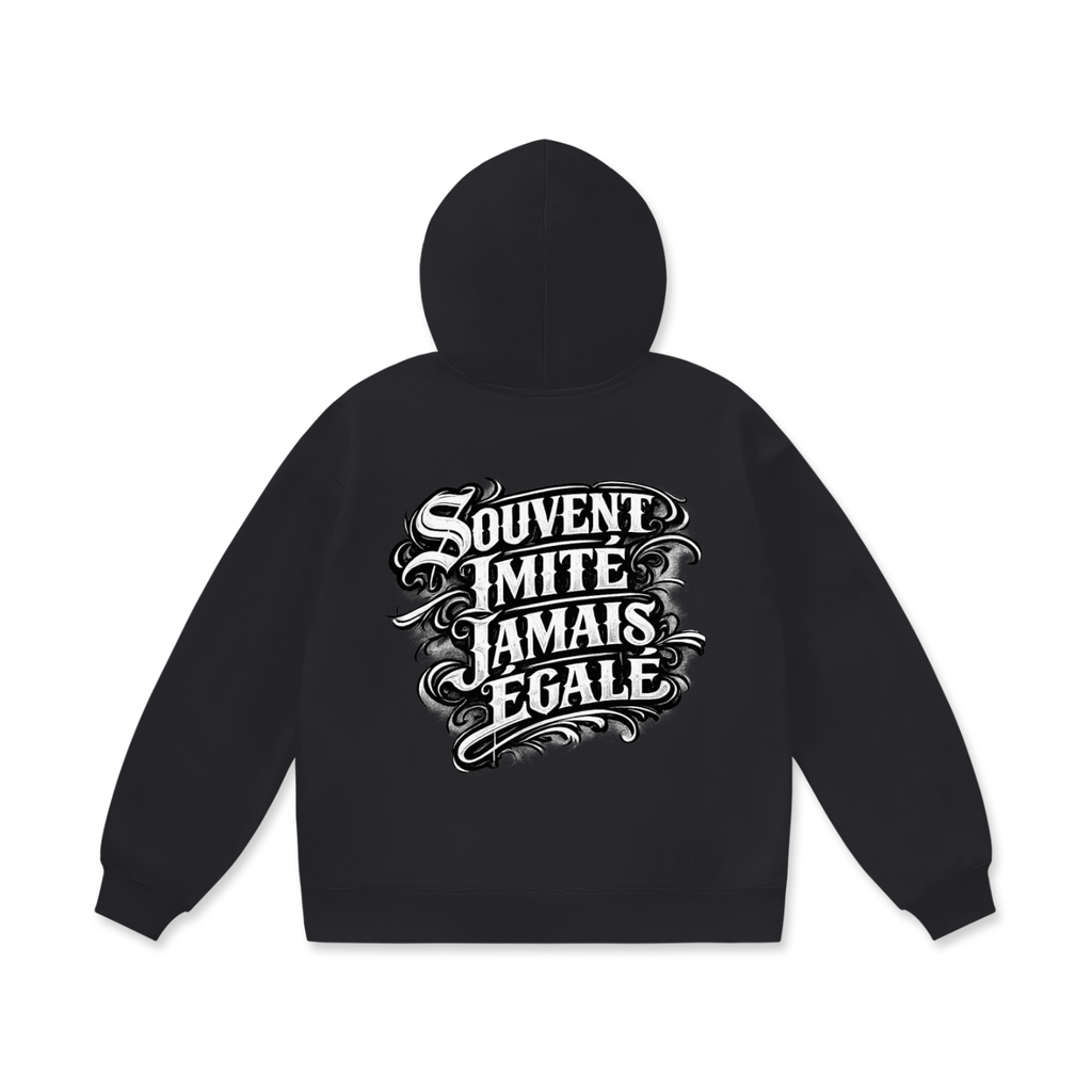 WEST ROLLZ X SORRY! J’AI LA MONEY AU BOUT DU FIL / Oversize Heavyweight Fleece HOODIE