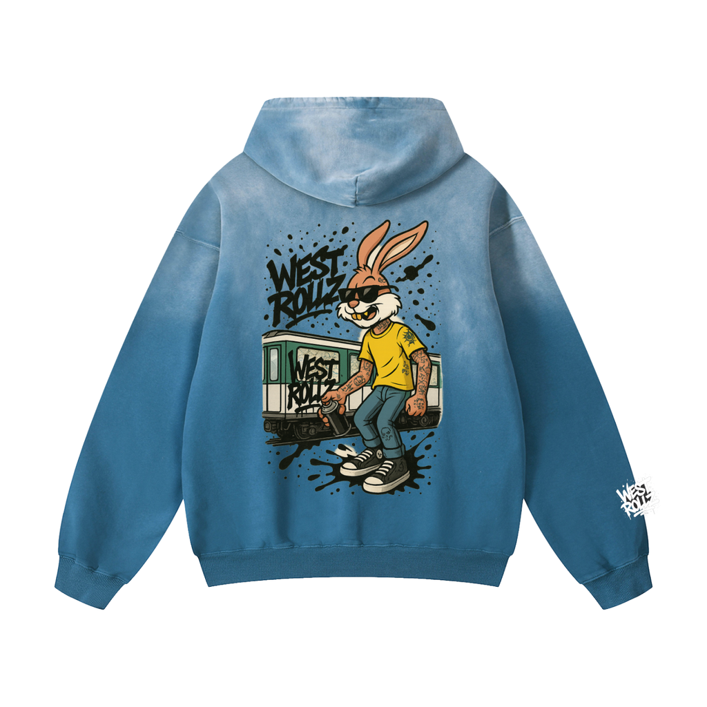 WEST ROLLZ X BUNNY GRAFF HOODIE