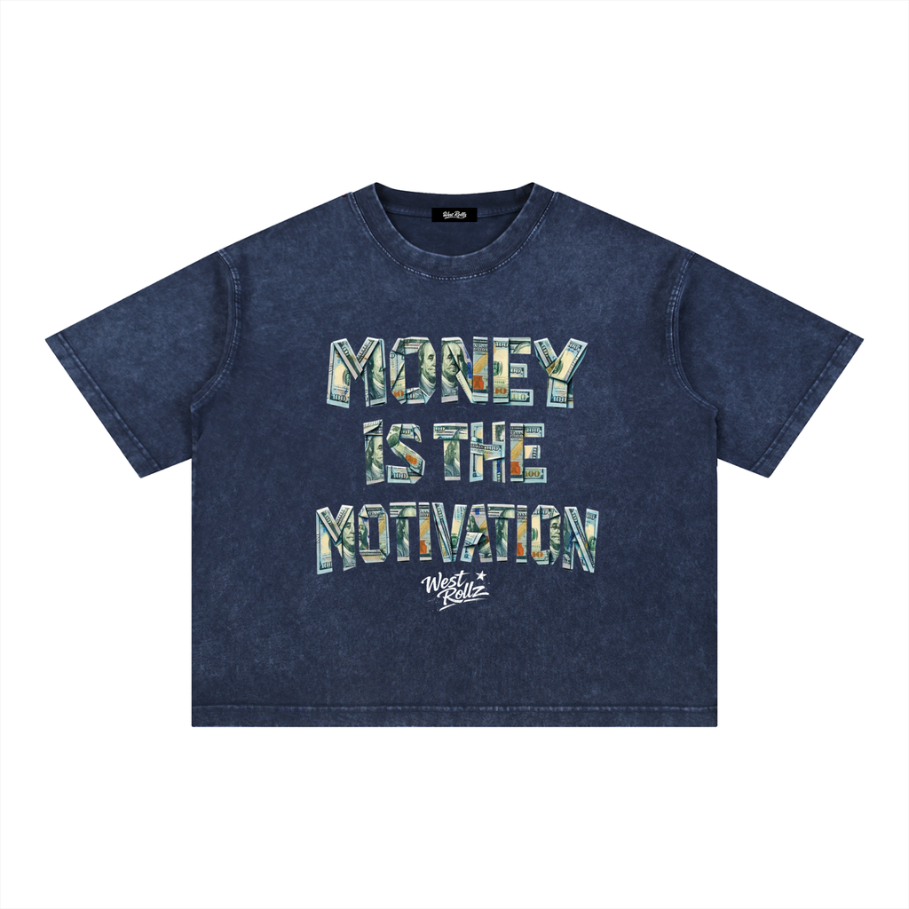 WEST ROLLZ X MONEY MAKER BOXY T-SHIRT