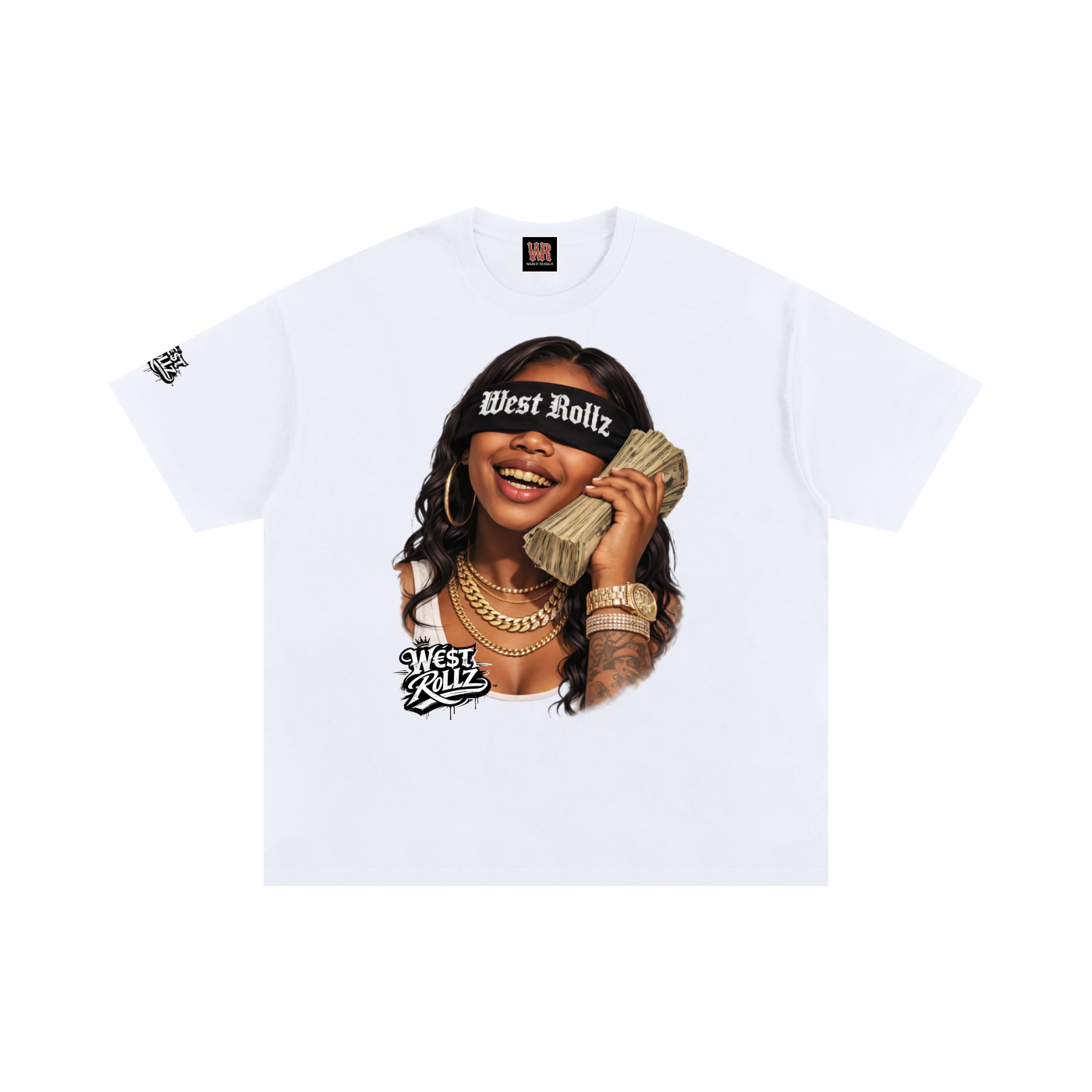 WEST ROLLZ X SORRY! MONEY ON THE LINE T-SHIRT
