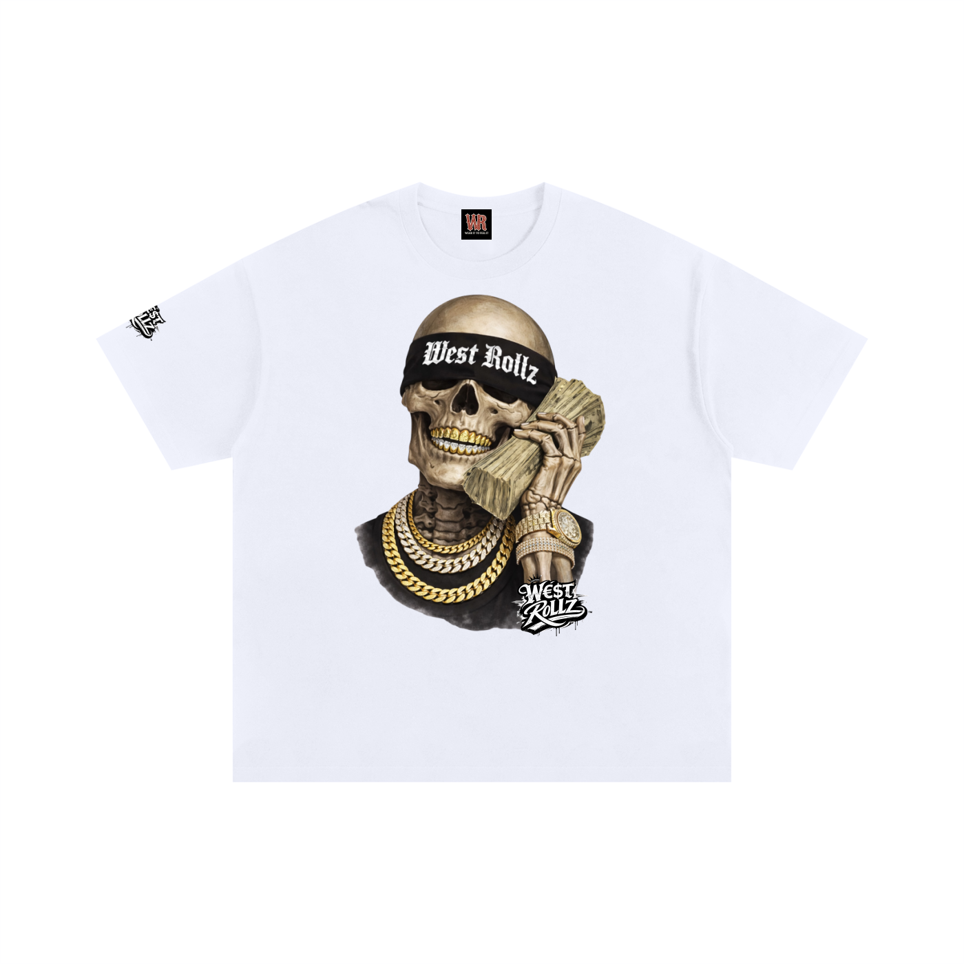 WEST ROLLZ X SORRY! MONEY ON THE LINE T-SHIRT