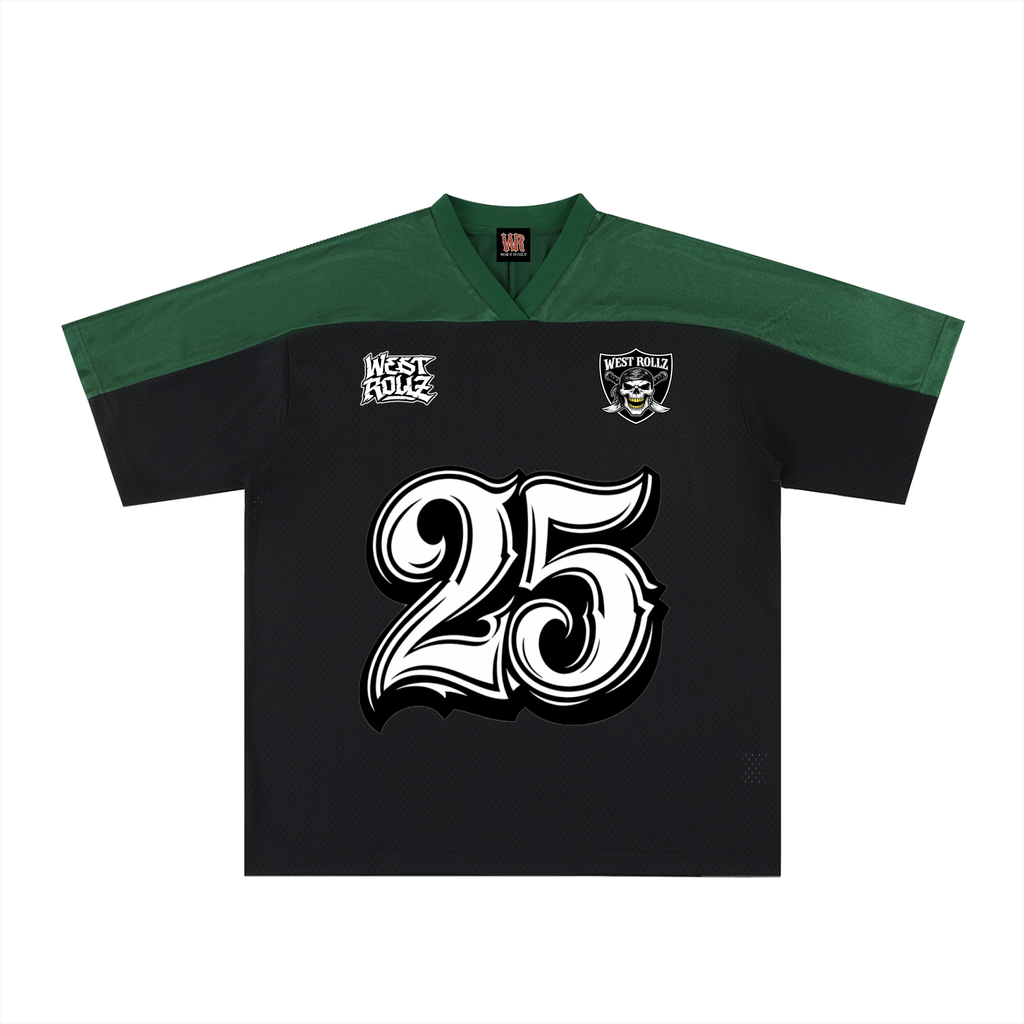 WEST ROLLZ X PIRATES WEST JERSEY FOOTBALL JERSEY T-SHIRT
