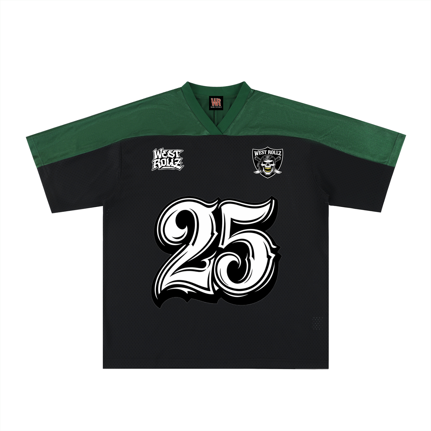 WEST ROLLZ X PIRATES WEST JERSEY FOOTBALL JERSEY T-SHIRT