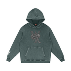 WEST ROLLZ X Snow Washed Loose Cotton Hoodie