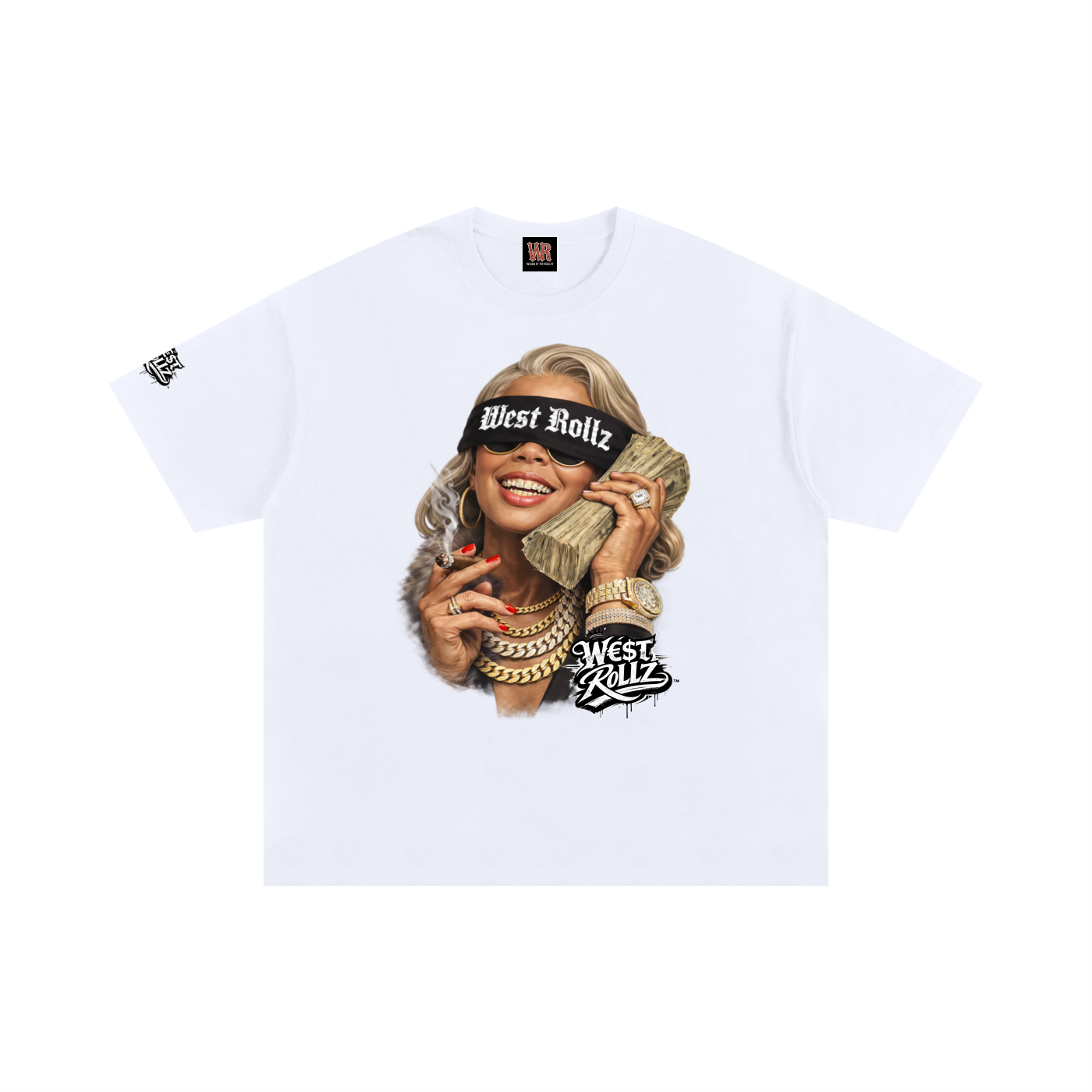 WEST ROLLZ X SORRY! MONEY ON THE LINE T-SHIRT