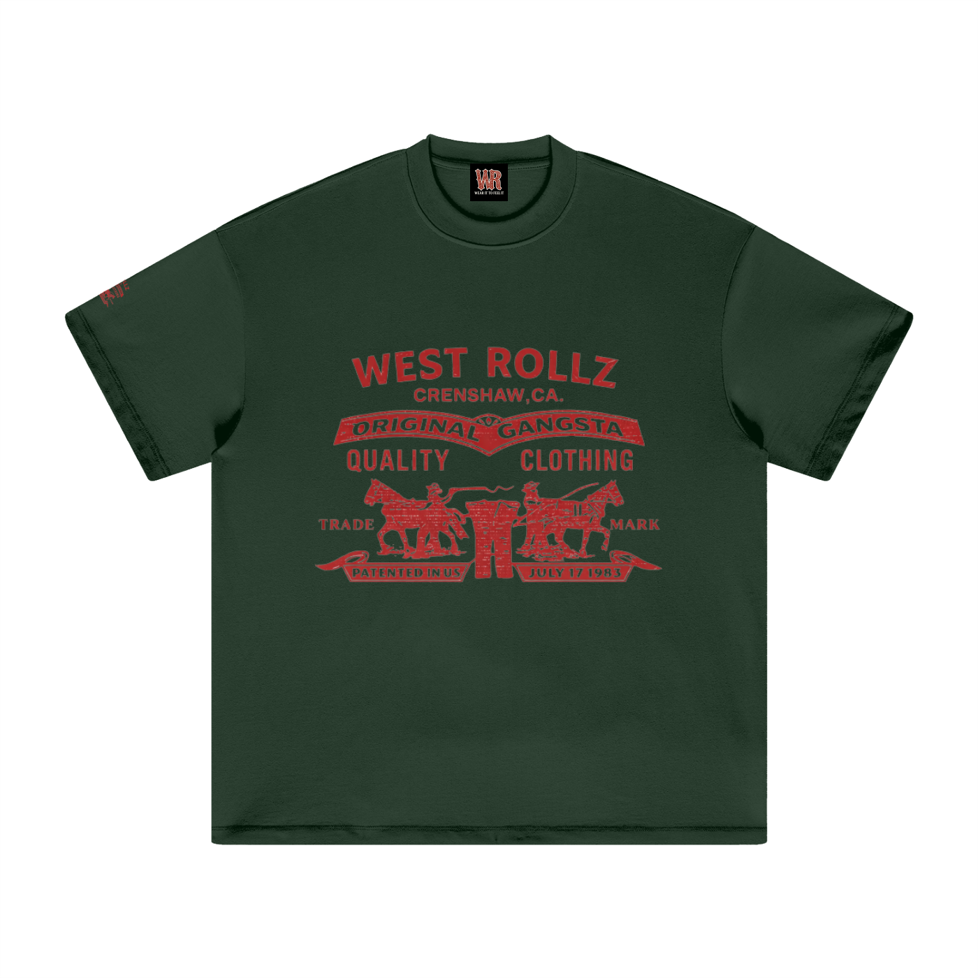 WEST ROLLZ X ROLLZ STRAUSZ EARTH TONE T-SHIRT