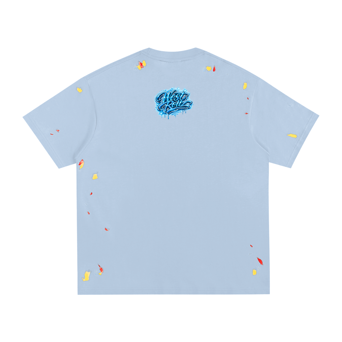 WEST ROLLZ X Paint Splatter T-SHIRT