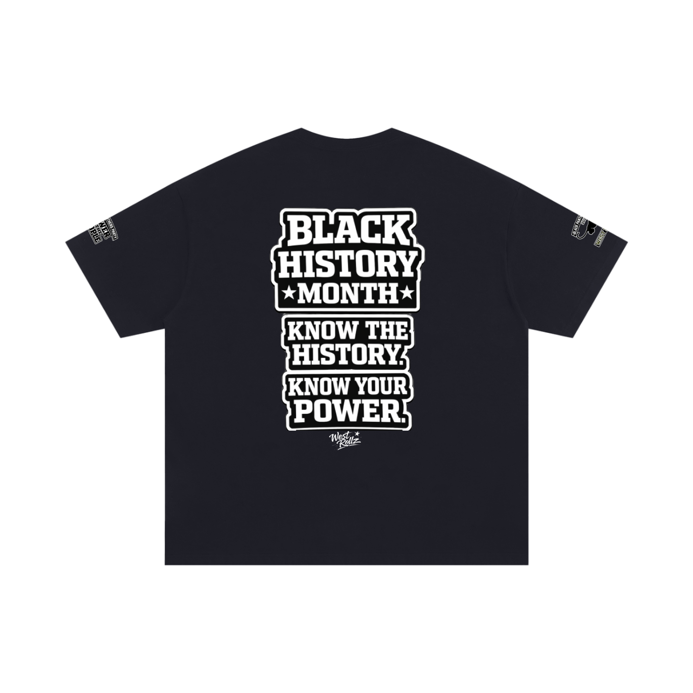WEST ROLLZ X THE BLACK HISTORY T-SHIRT