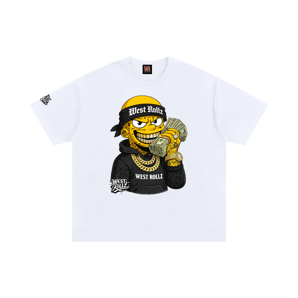 WEST ROLLZ X SORRY! MONEY ON THE LINE T-SHIRT