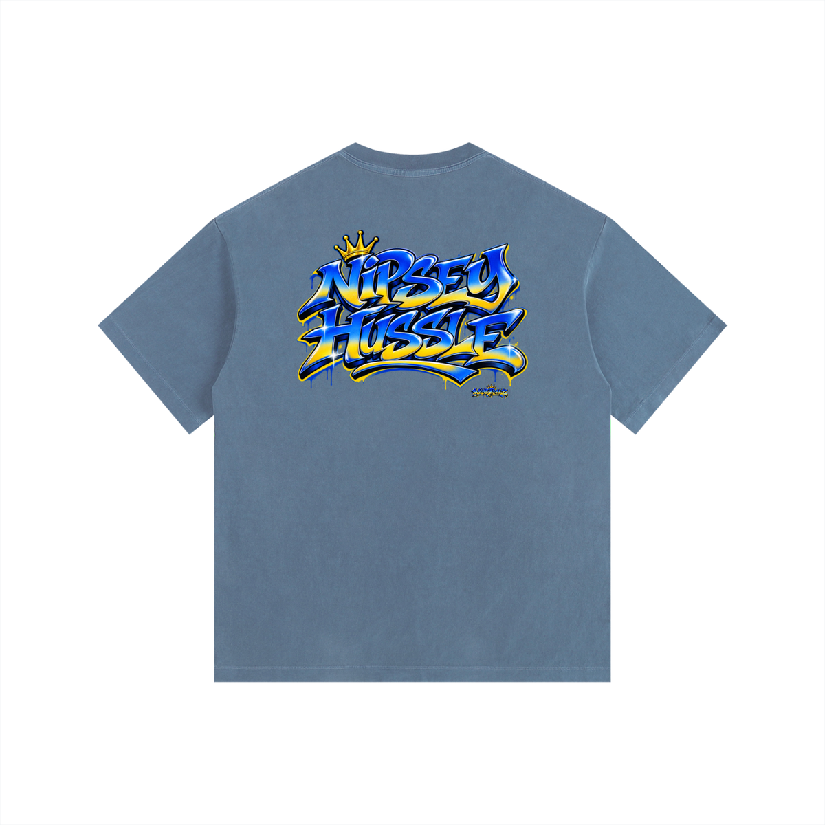 WEST ROLLZ X MÉMORIAL IDOLE X Vintage Washed Oversized Cotton T-Shirt