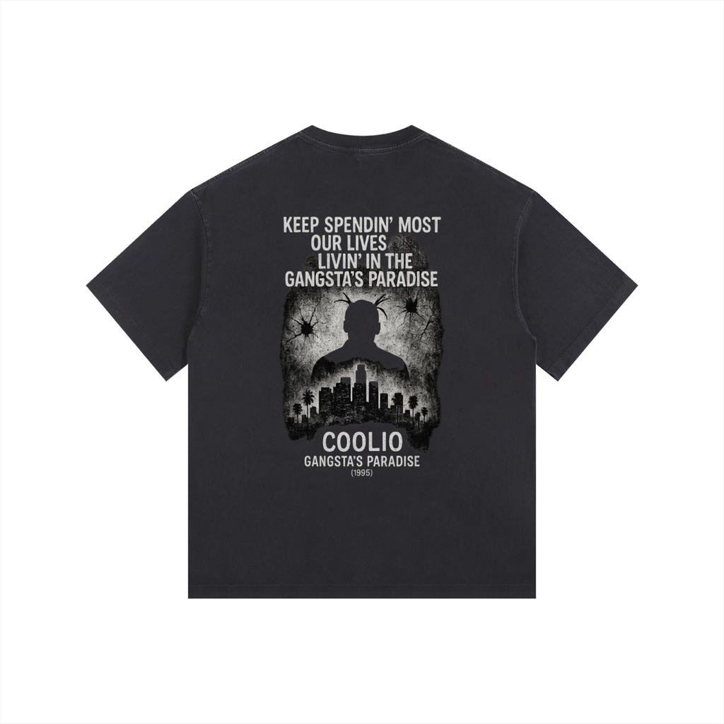 WEST ROLLZ X LABEL HÉRITAGE GANGSTA’PARADISE T-SHIRT BIG SIZE