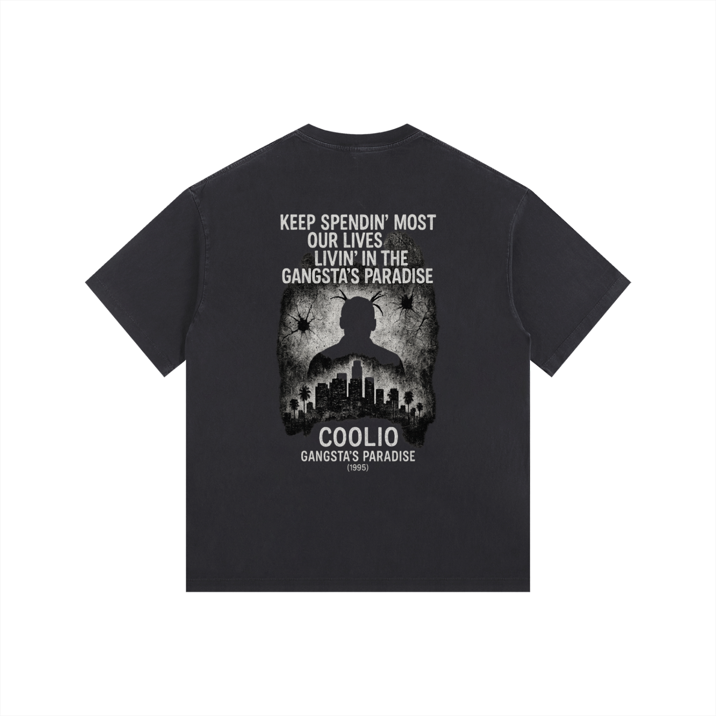 WEST ROLLZ X LABEL HÉRITAGE GANGSTA’PARADISE T-SHIRT BIG SIZE
