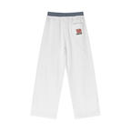 WEST ROLLZ X Plaid Contrast Waist PANTS