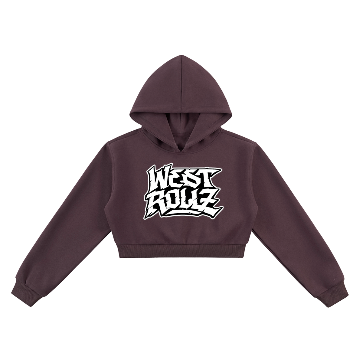 WEST ROLLZ X Essential Cropped WOMEN Hoodie